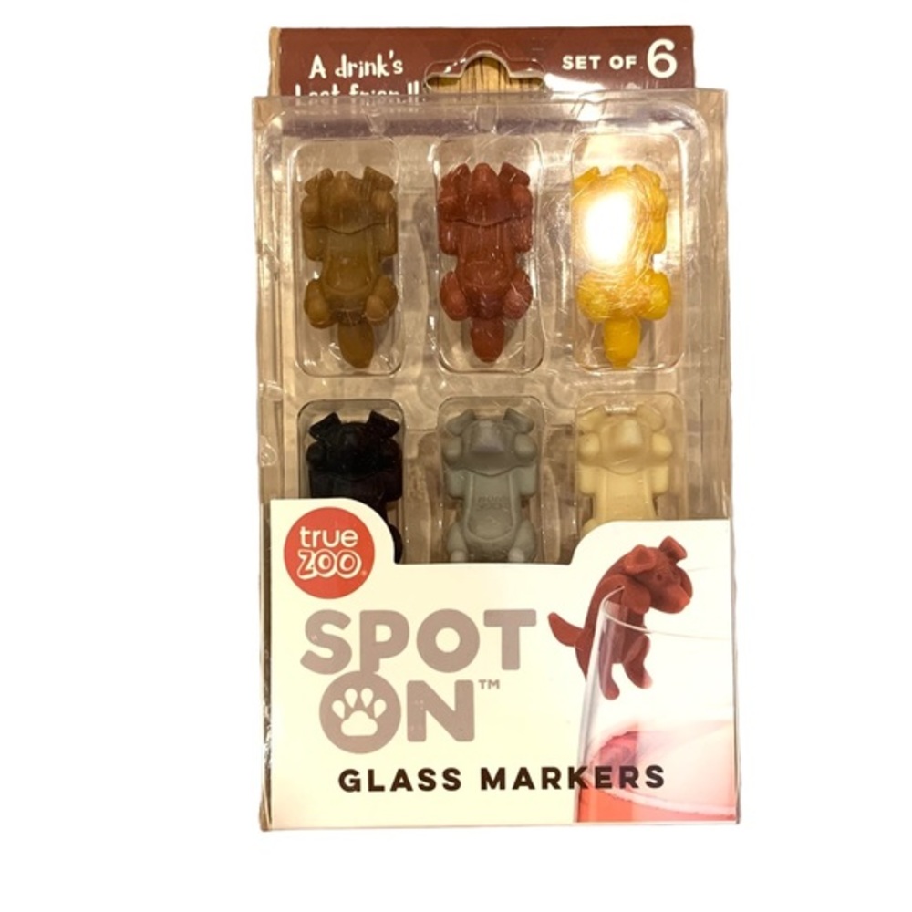 Tru Zoo Spot On‎ Doggie Glass Markers 6